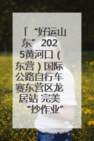 “好运山东”2025黄河口（东营）国际公路自行车赛东营区龙居站 完美“抄作业”，苦战最后时刻黄衫易主