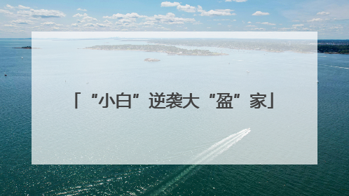 “小白”逆袭大“盈”家