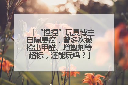 “捏捏”玩具博主自曝患癌，曾多次被检出甲醛、增塑剂等超标，还能玩吗？