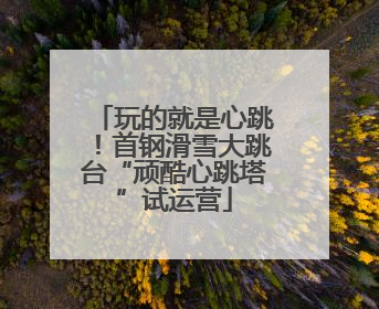 玩的就是心跳！首钢滑雪大跳台“顽酷心跳塔”试运营