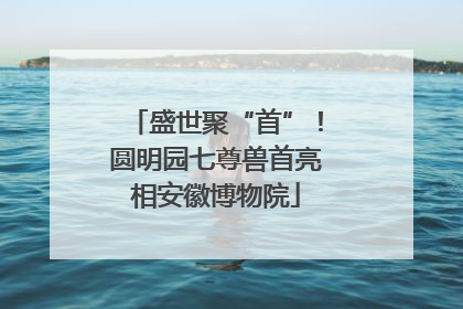 盛世聚“首”！圆明园七尊兽首亮相安徽博物院