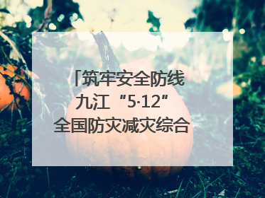 筑牢安全防线 九江“5·12”全国防灾减灾综合演练在瑞昌举行（组图｜视频）