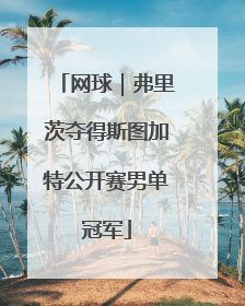 网球｜弗里茨夺得斯图加特公开赛男单冠军