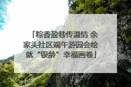 粽香盈巷传温情 余家头社区端午游园会绘就“银龄”幸福画卷