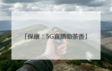 保康：5G直播助茶香