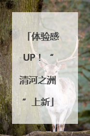 体验感UP！“清河之洲”上新