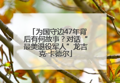 为国守边47年背后有何故事？对话“最美退役军人”龙吉克·卡德尔
