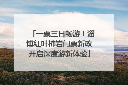 一票三日畅游！淄博红叶柿岩门票新政开启深度游新体验