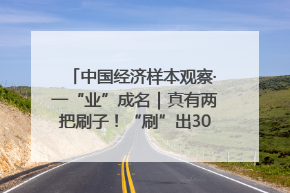 中国经济样本观察·一“业”成名｜真有两把刷子！“刷”出30亿级“颜值经济”