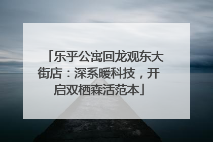 乐乎公寓回龙观东大街店：深系暖科技，开启双栖森活范本