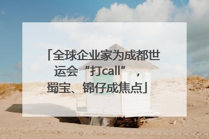 全球企业家为成都世运会“打call”，蜀宝、锦仔成焦点