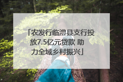 农发行临澧县支行投放7.5亿元贷款 助力全域乡村振兴