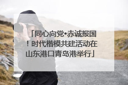 同心向党•赤诚报国！时代楷模共建活动在山东港口青岛港举行