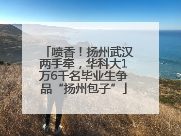 喷香！扬州武汉两手牵，华科大1万6千名毕业生争品“扬州包子”