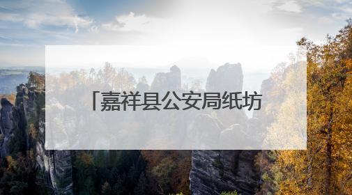 嘉祥县公安局纸坊派出所开展禁毒、反诈、反邪教宣传