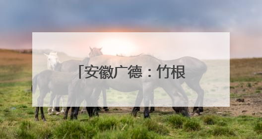 安徽广德：竹根雕作品《梁丰岁稔》斩获金鼎奖