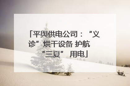 平舆供电公司：“义诊”烘干设备 护航 “三夏” 用电