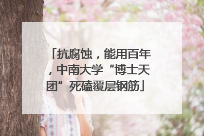抗腐蚀，能用百年，中南大学“博士天团”死磕覆层钢筋