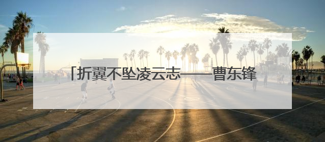 折翼不坠凌云志——曹东锋以创业热忱铺就助残之路