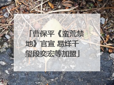 曹保平《蛮荒禁地》官宣 易烊千玺段奕宏等加盟