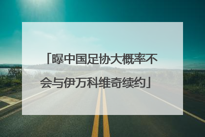 曝中国足协大概率不会与伊万科维奇续约