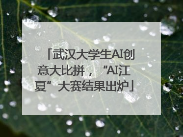 武汉大学生AI创意大比拼，“AI江夏”大赛结果出炉