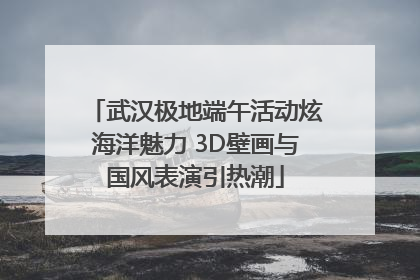 武汉极地端午活动炫海洋魅力 3D壁画与国风表演引热潮