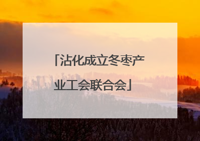 沾化成立冬枣产业工会联合会