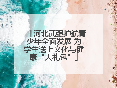 河北武强护航青少年全面发展 为学生送上文化与健康“大礼包”