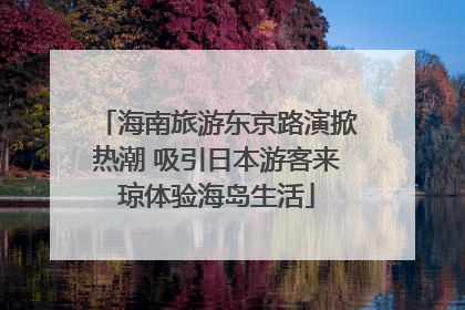海南旅游东京路演掀热潮 吸引日本游客来琼体验海岛生活