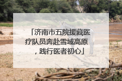 济南市五院援藏医疗队员奔赴雪域高原，践行医者初心