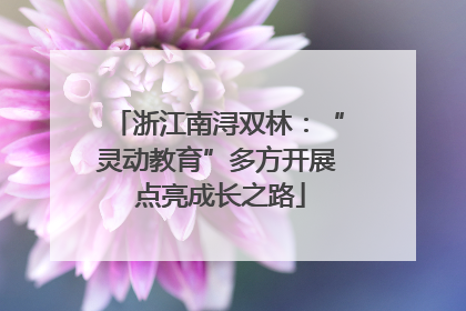 浙江南浔双林：“灵动教育”多方开展 点亮成长之路