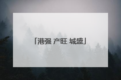 港强 产旺 城盛