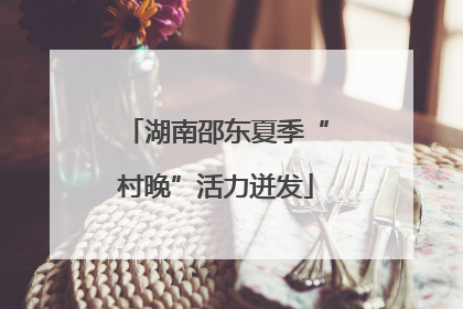 湖南邵东夏季“村晚”活力迸发