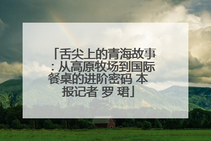 舌尖上的青海故事：从高原牧场到国际餐桌的进阶密码 本报记者 罗 珺
