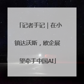 记者手记｜在小镇达沃斯，欧企展望牵手中国AI