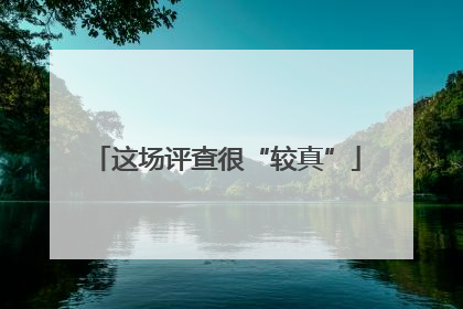 这场评查很“较真”