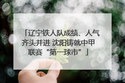 辽宁铁人队成绩、人气齐头并进 沈阳铸就中甲联赛“第一球市”