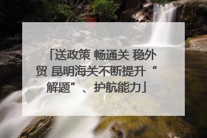 送政策 畅通关 稳外贸 昆明海关不断提升“解题”、护航能力