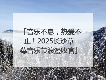 音乐不息，热爱不止！2025长沙草莓音乐节浪漫收官