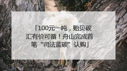 100元一吨，贻贝碳汇有价可循！舟山完成首笔“司法蓝碳”认购