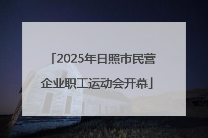 2025年日照市民营企业职工运动会开幕