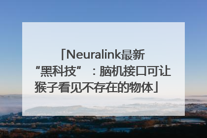 Neuralink最新“黑科技”：脑机接口可让猴子看见不存在的物体